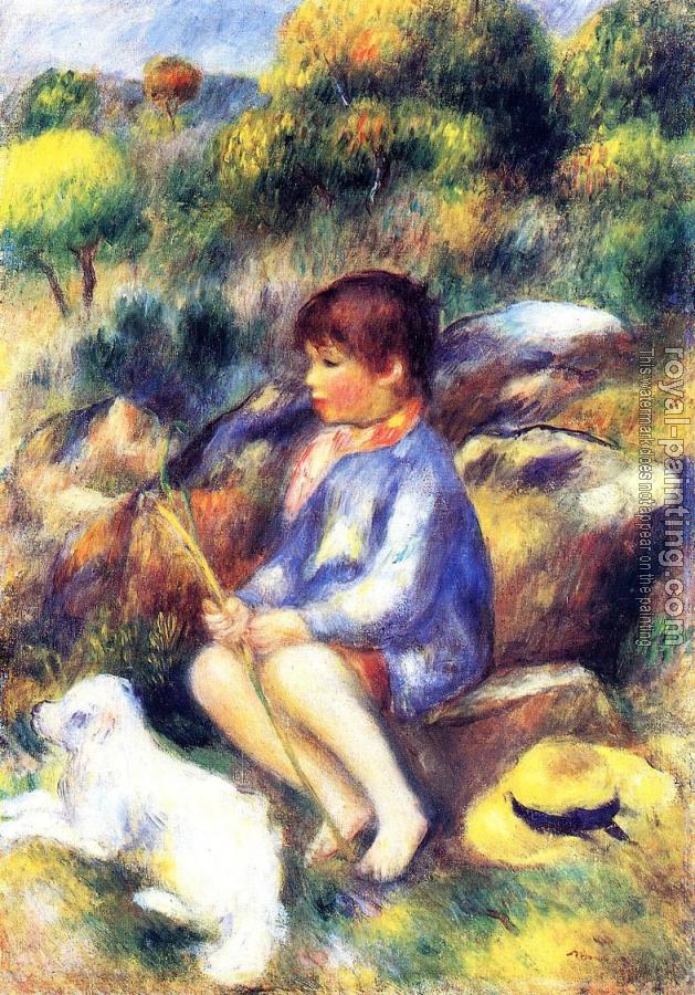 Pierre Auguste Renoir : Young Boy by the River